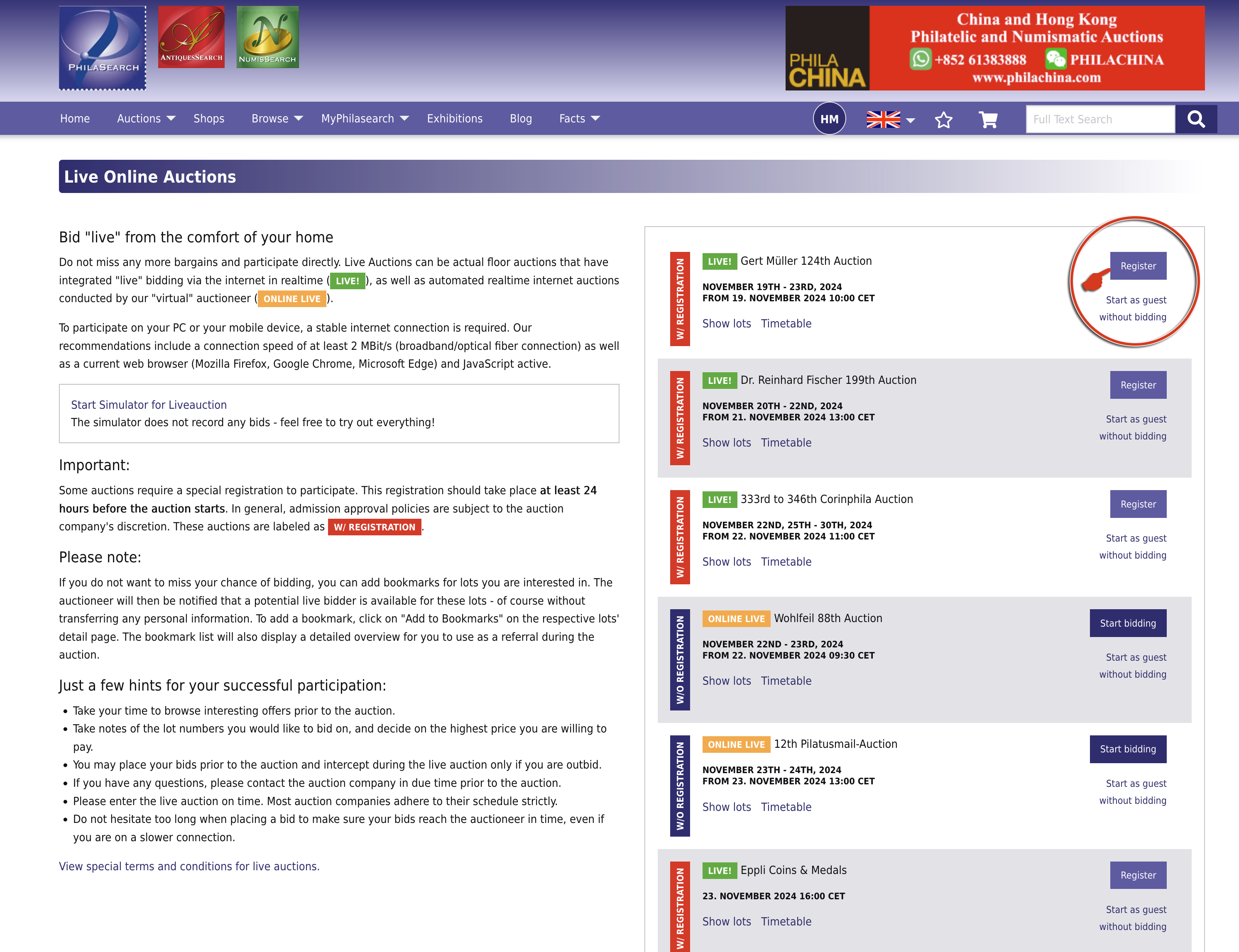 Philasearch