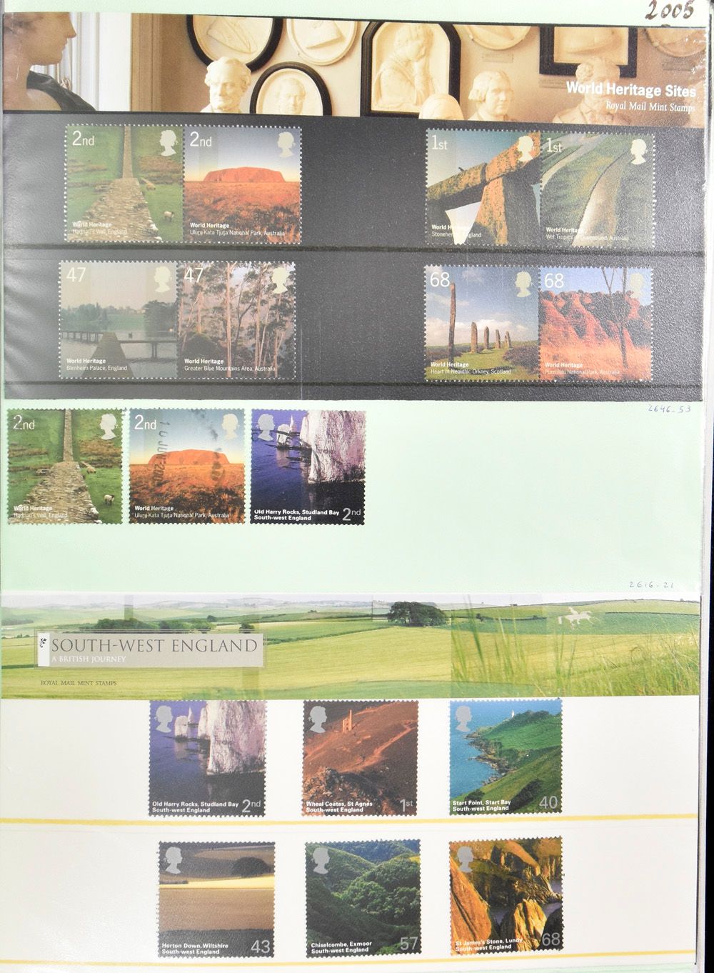 1841/2013, goed gevulde verzameling in 2 Davoalbums en 1 ringband, met beter klassiek, hoge cat. waarde, zm/m/ntz.