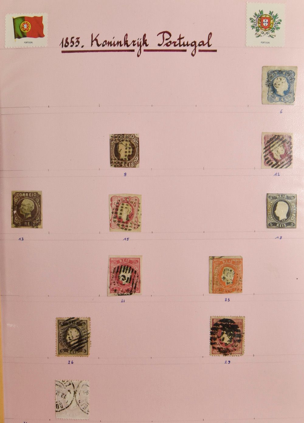 1855/2012, verzameling in ordner, incl Azoren, Madeira, met zeer veel zegels en blokken, zm/m/ntz.