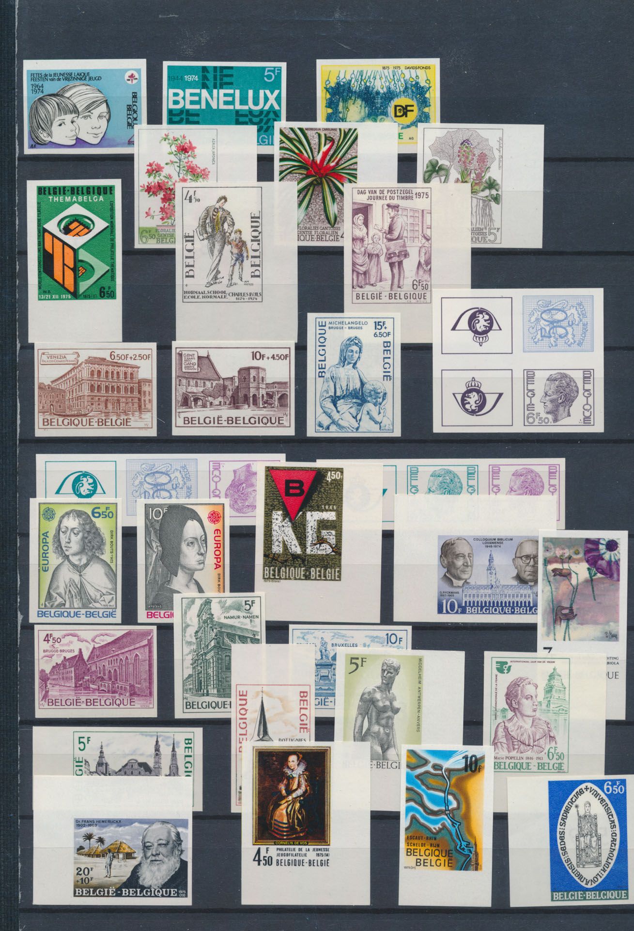 Accumulation 1974 to 1976, 29 sets + 1 souvenir sheet, vf (OBP €901)