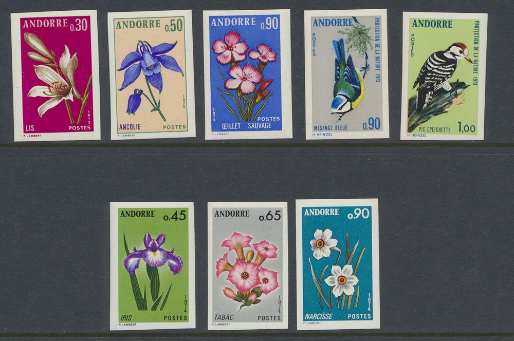 N° 229/231, 232/233 en 234/236 volledige reeksen ongetand met gom en postfris, zm (Yv. €152)