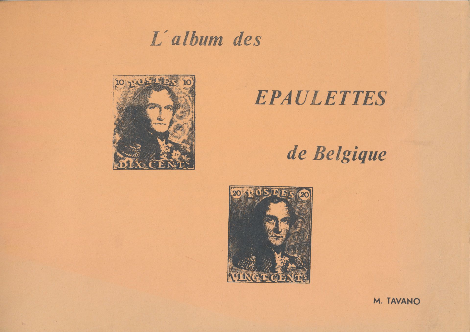 L'album des épaulettes de Belgique; M. Tavano; 1981; gedrukt; archiefbinder; zachte kaft; in redelijke staat