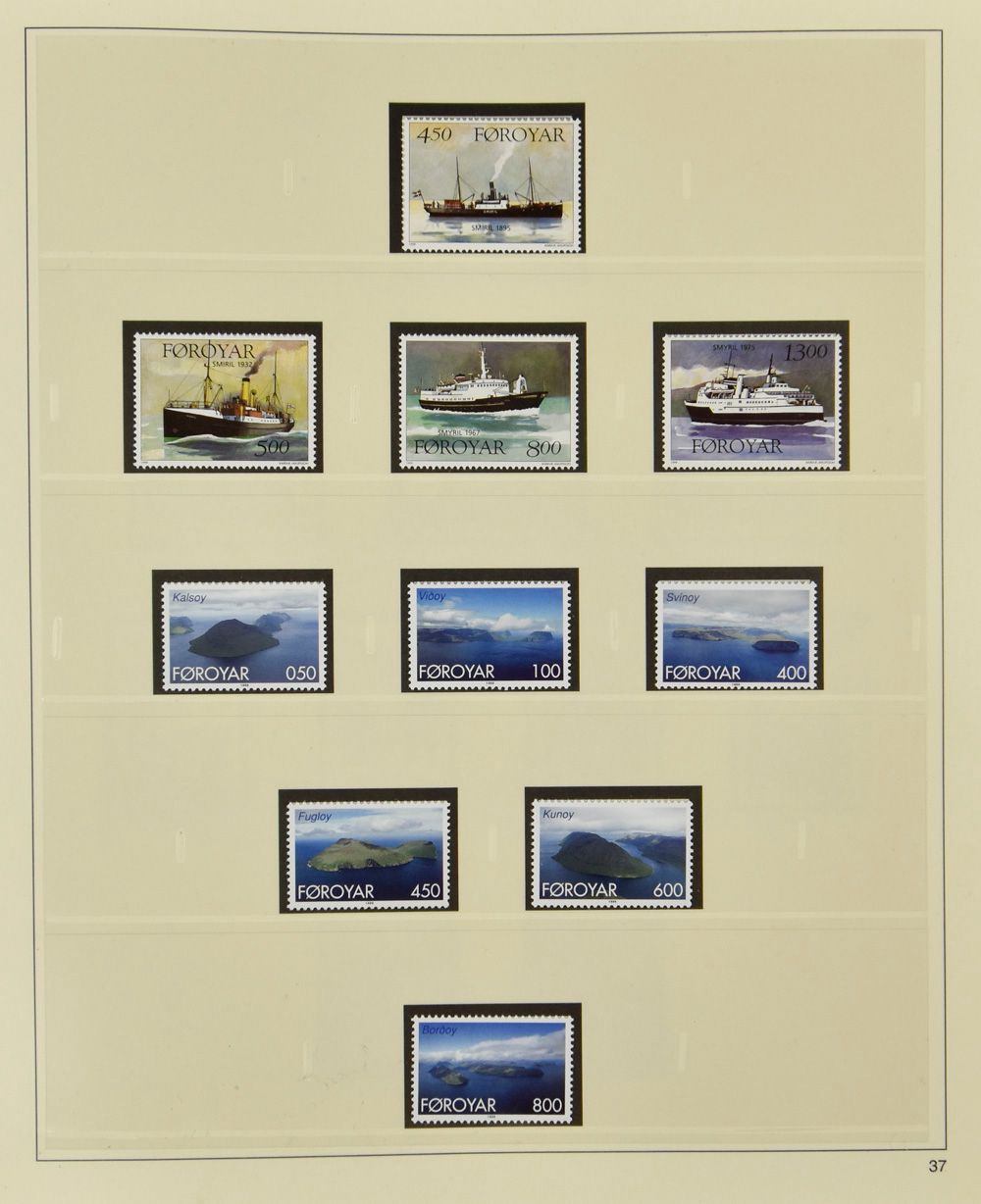 1975/2001 Nice, apparently complete collection in Safe album incl. souvenir sheets and booklets, vf 