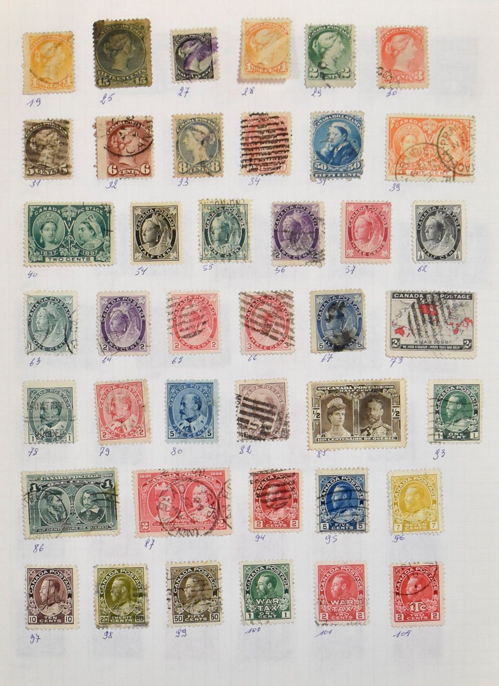 Interessante Sortenbox, w.o.w. alte USA, Kanada, Australien, Baltikum, einwandfrei/schön/zu kontrollieren.