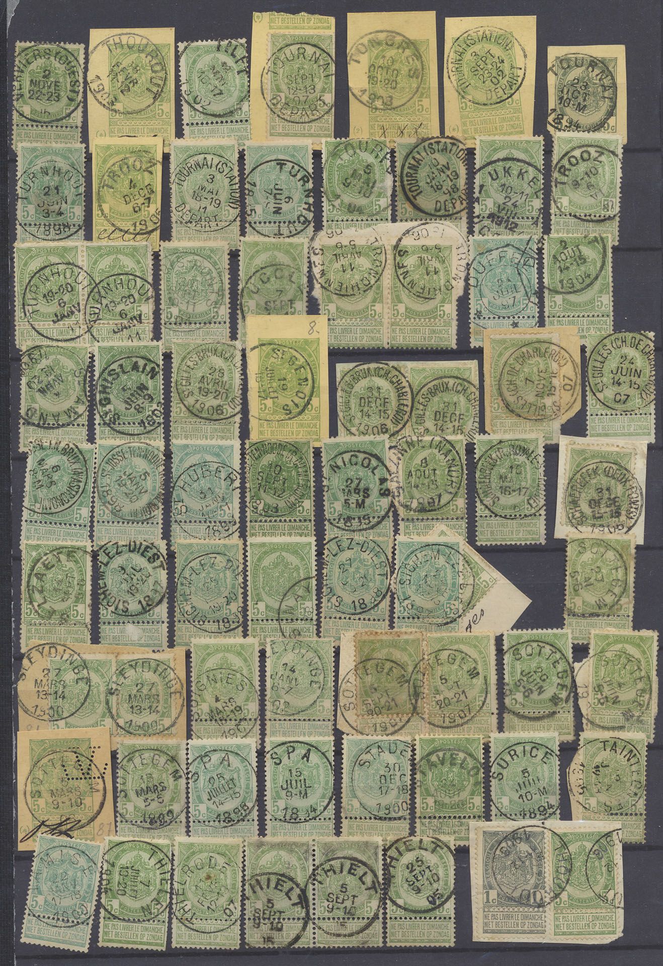 No 53/65 Multiple stamps of each issue, for the stamp finder for this issue, vf/f/to be checked
