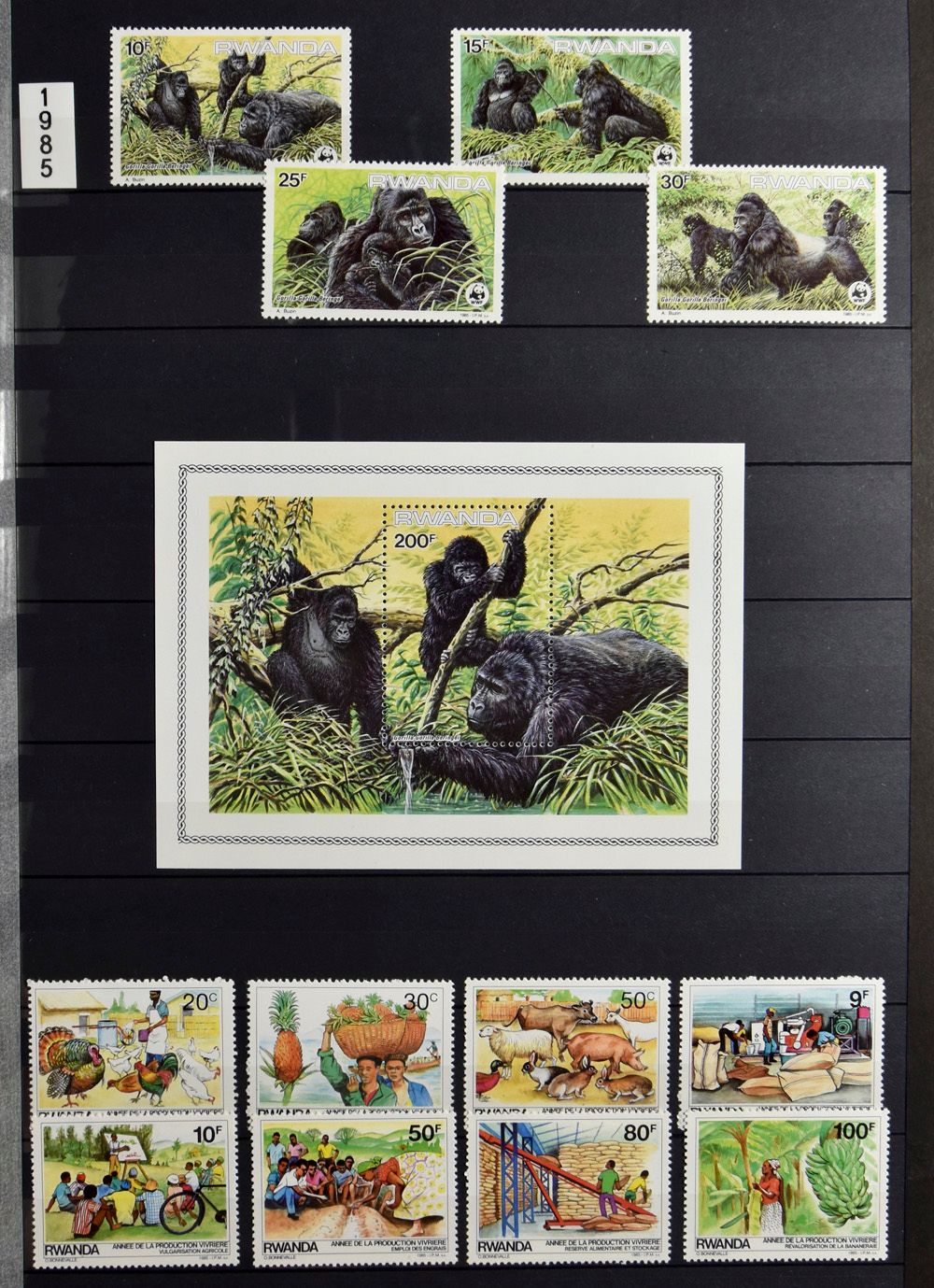1962/1988 Very nice collection complete sets and minisheets, in 3 stockbooks, nice thematics, vf 