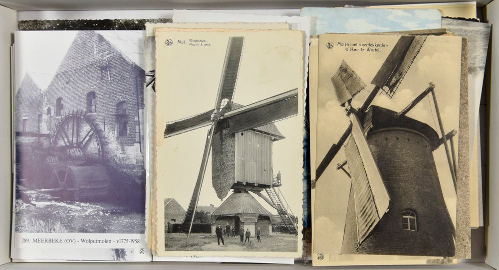 Windmolens, grotendeels ons Molenheem (129 stuks)