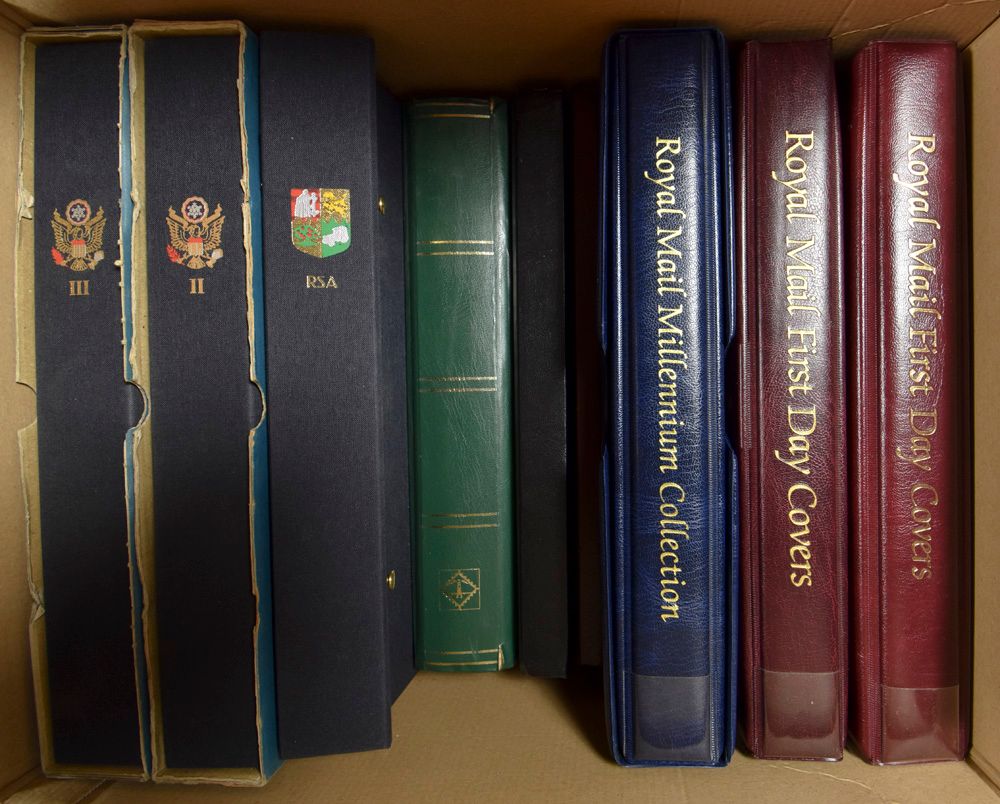 Verschiedenes in Alben, etc., darunter USA, England FDCs, etc., einwandfrei/schön/zu kontrollieren