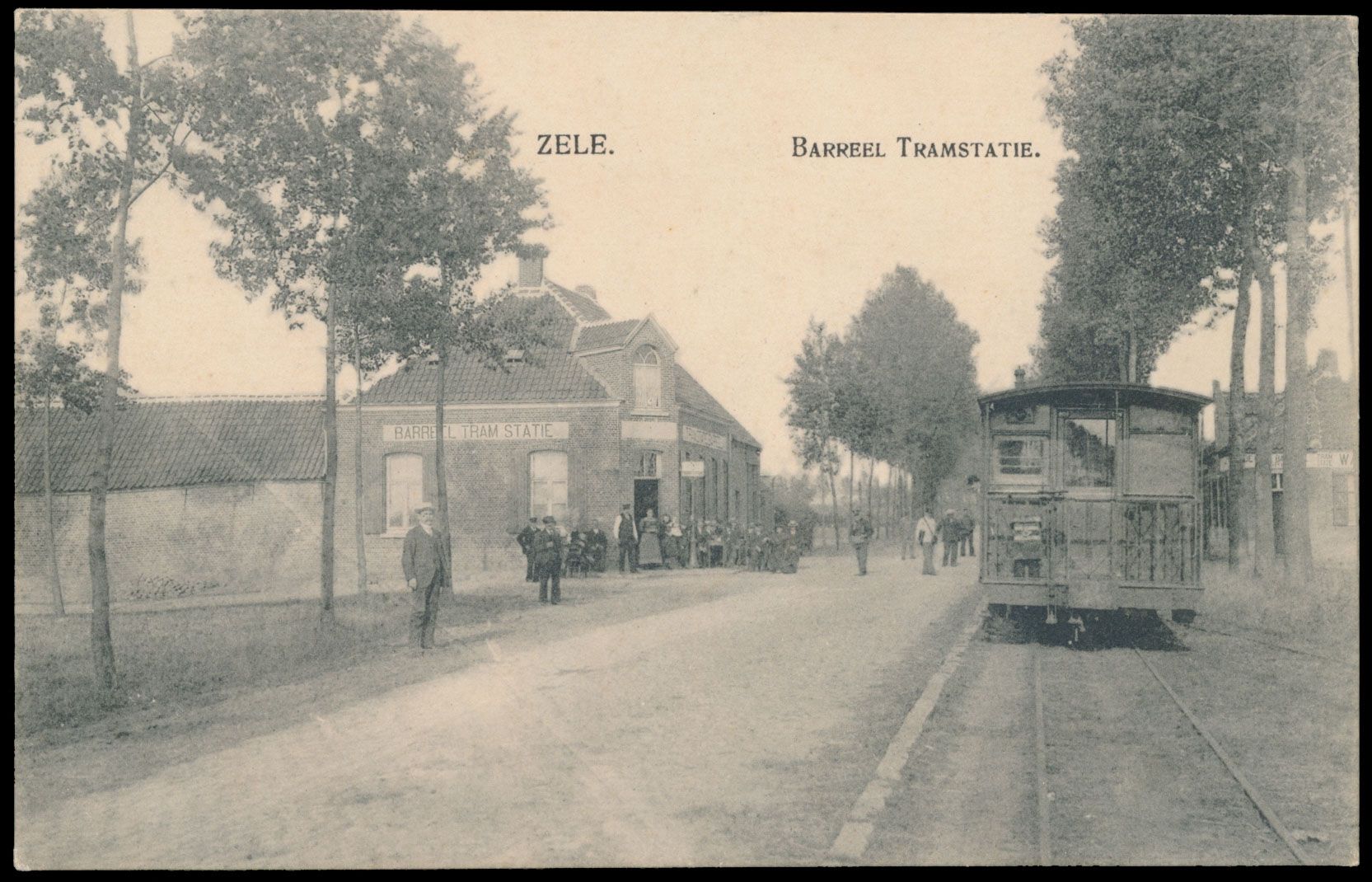 Provincie Oost-Vlaanderen, Zele, de barreel en de tramstatie (1 stuk)
