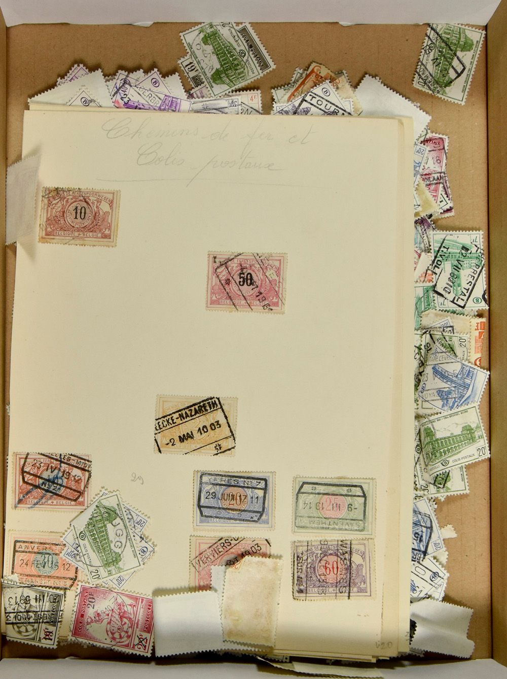 1903/1960 Accumulation of hundreds of stamps various issues, for the stamp finder, vf/f/to be checked