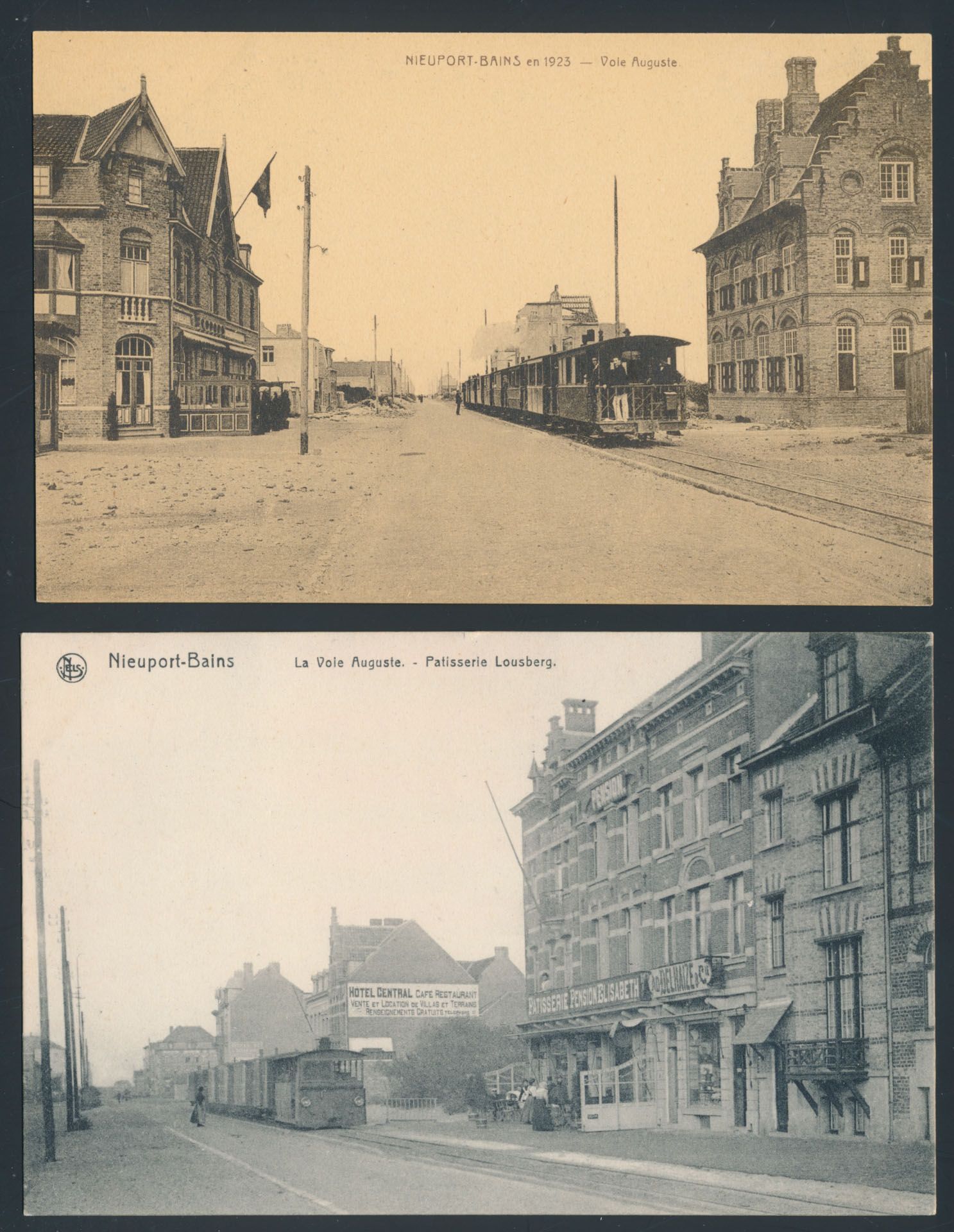 Provincie West-Vlaanderen, Nieuwpoort, mooie dorpszichten (5 stuks)