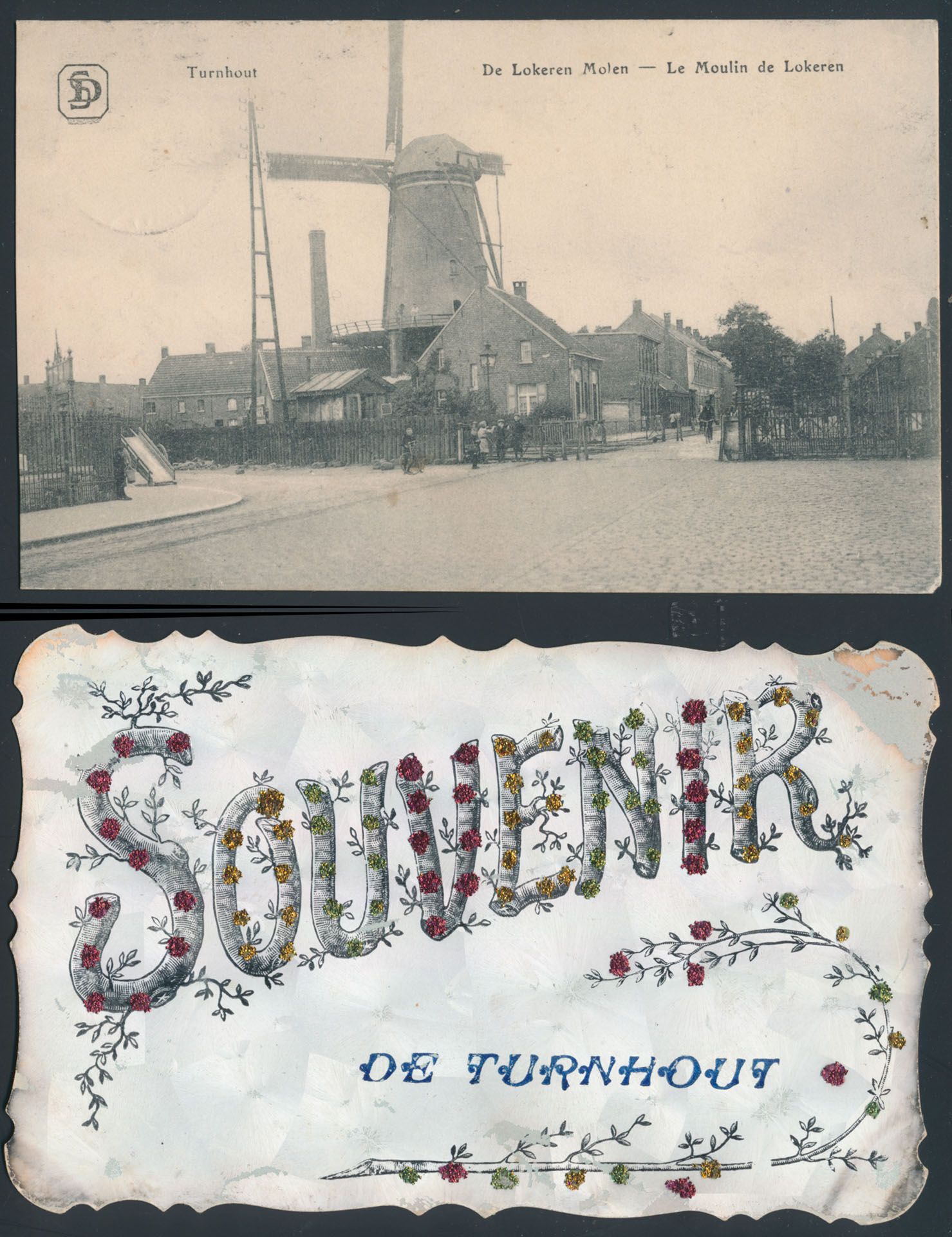 Turnhout, w.o. de molen, huis in het Begijnhof, enz.. (6 stuks)