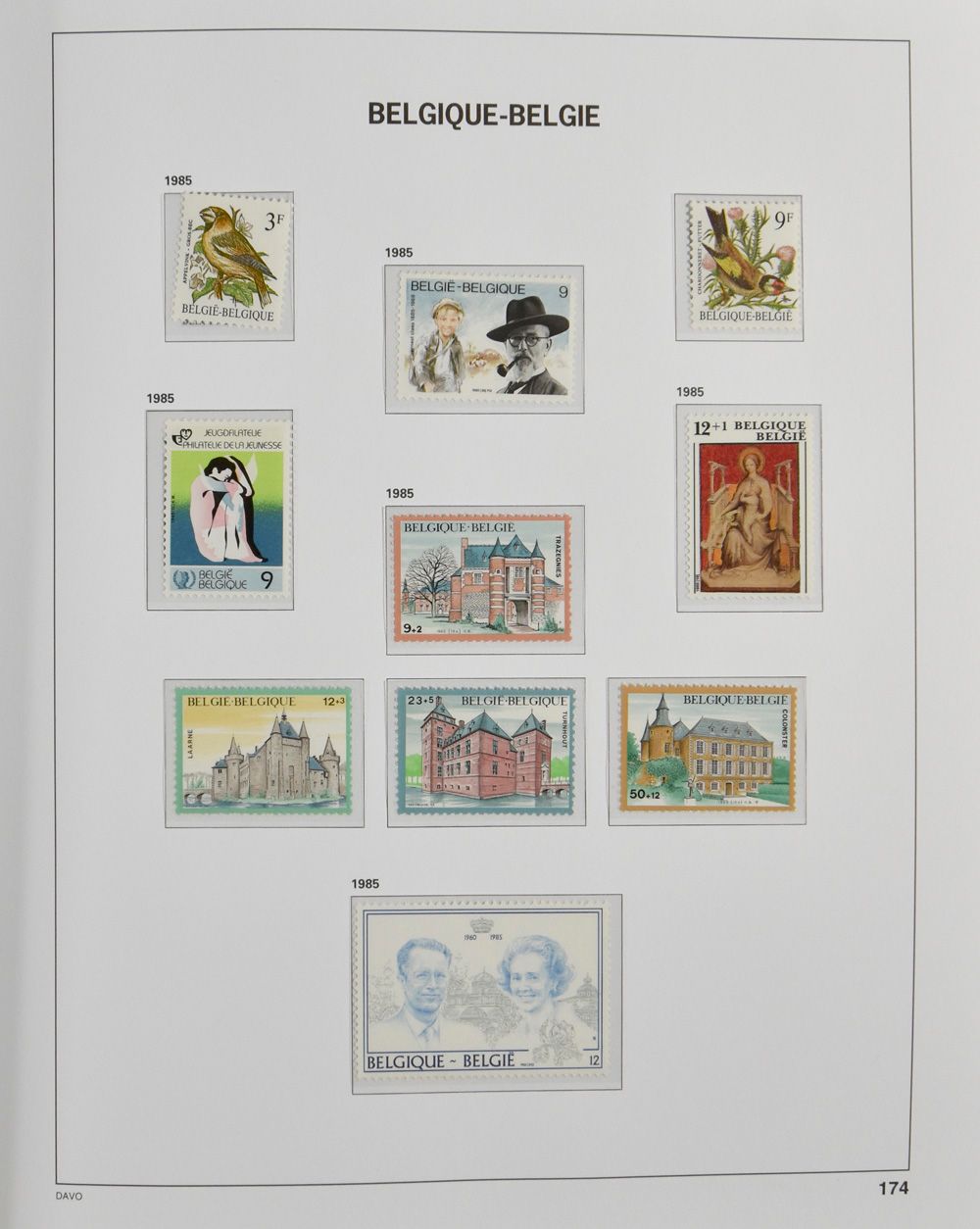1970/1994, quasi volledige verzameling in 2 Davoalbums, zm.