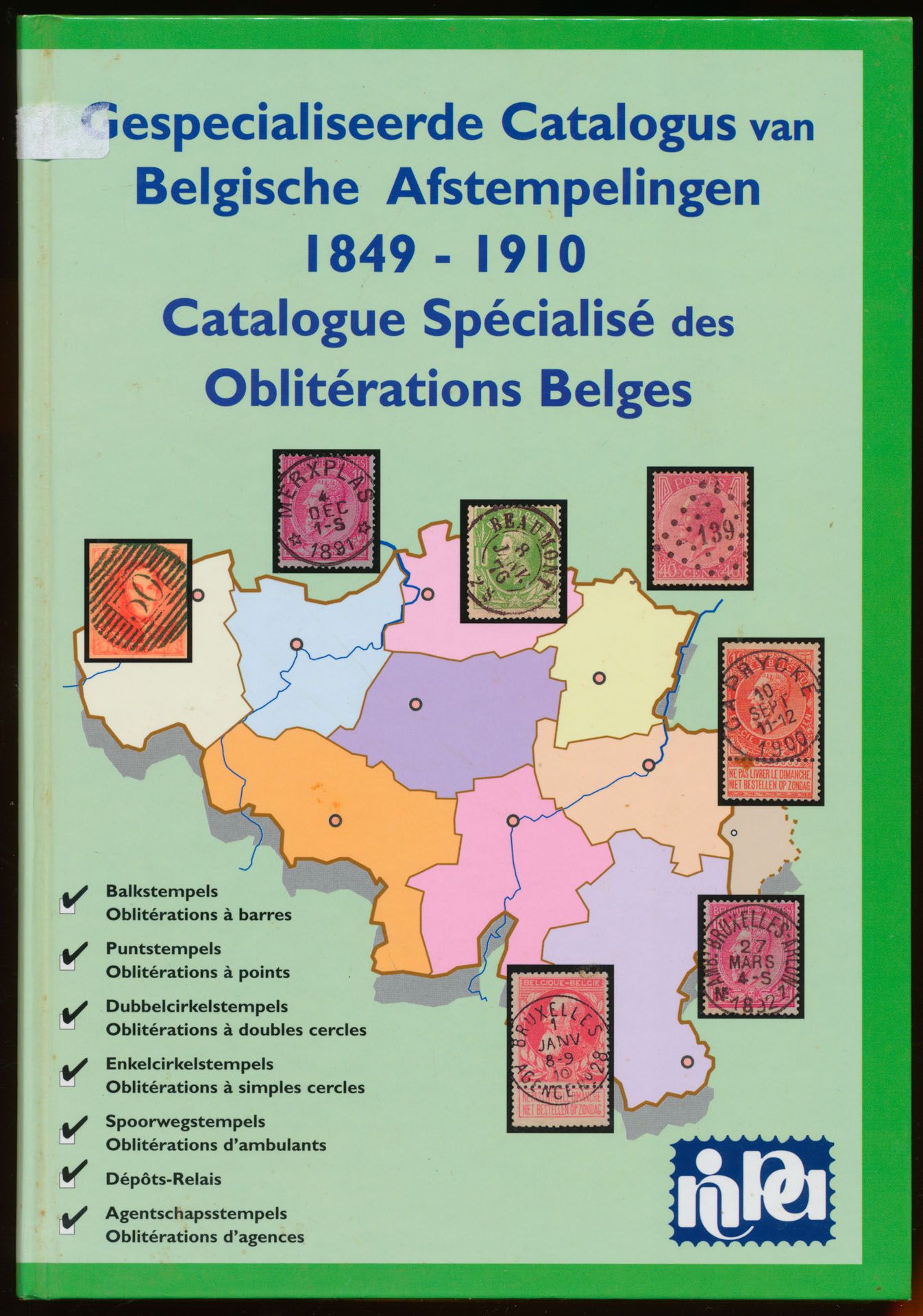 NIPA catalogus Belgische afstempelingen en Filatelie Encyclopedie in 2 delen