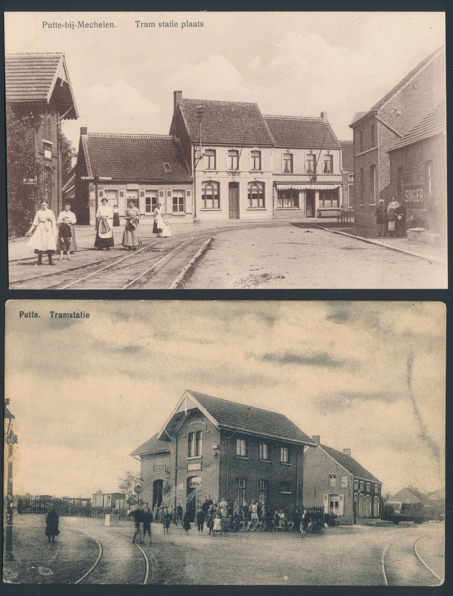 Provincie Antwerpen, Putte (bij Merksem), mooie dorpszichten (5 stuks)