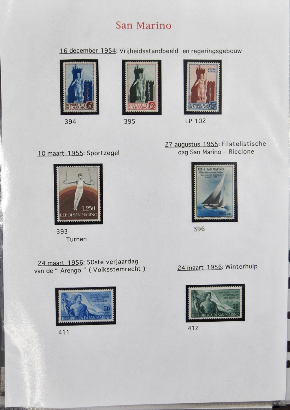 1954/1994 Prachtige verzameling in 2 albums incl. blokken, boekjes, betere velletjes, zm (Hoge cataloguswaarde)