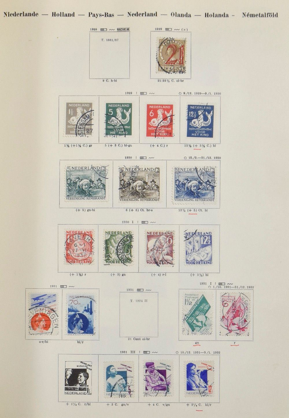 Diverse Artikel in Einsteckbüchern und Alben, u.a. Alte Welt Album, England, Niederländisch, Blöcke, Album Englische Kolonien, Brasilien ** Viererblocks u.a., zm/m/ntz