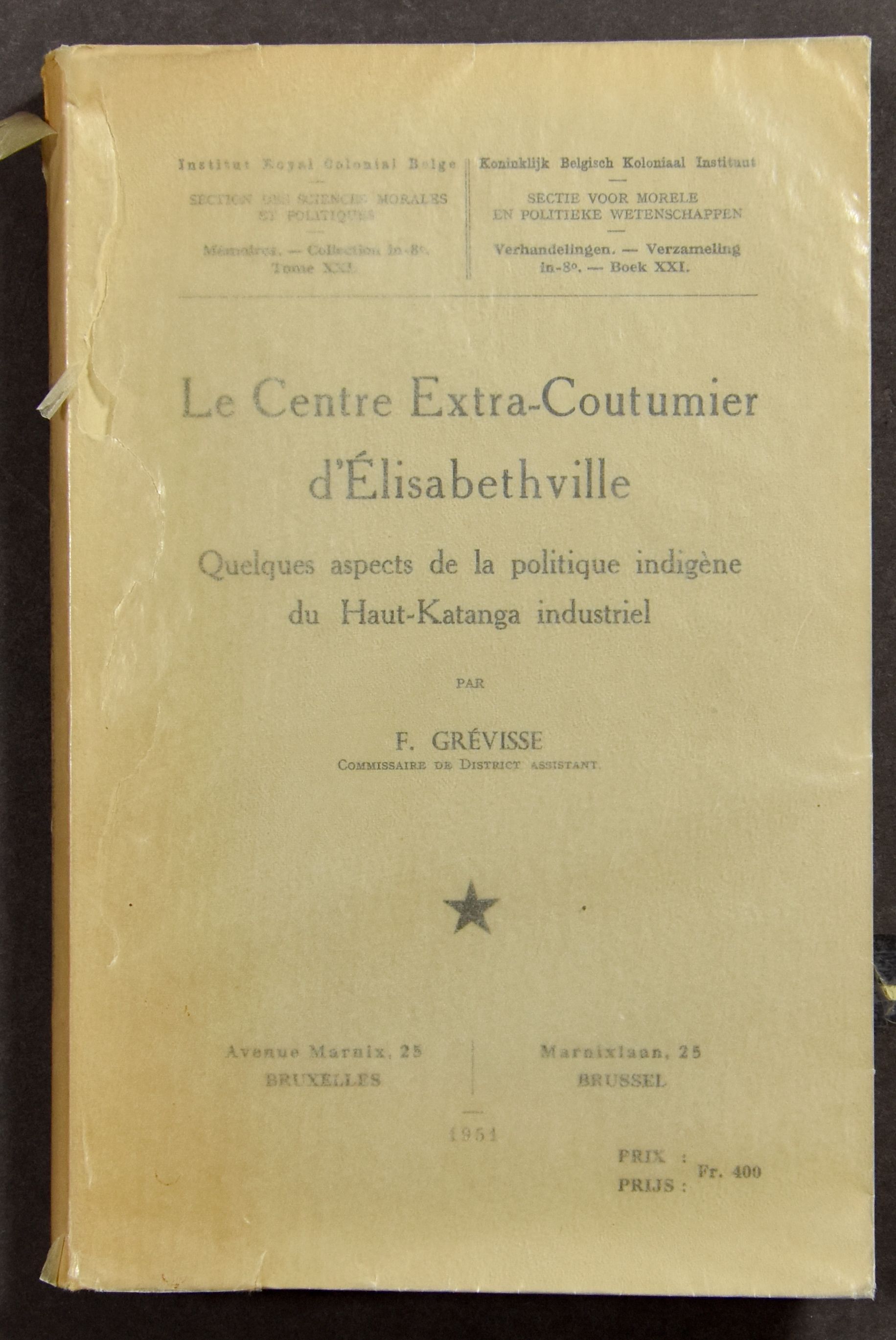 2 books, not philatelic but historic : Depester 