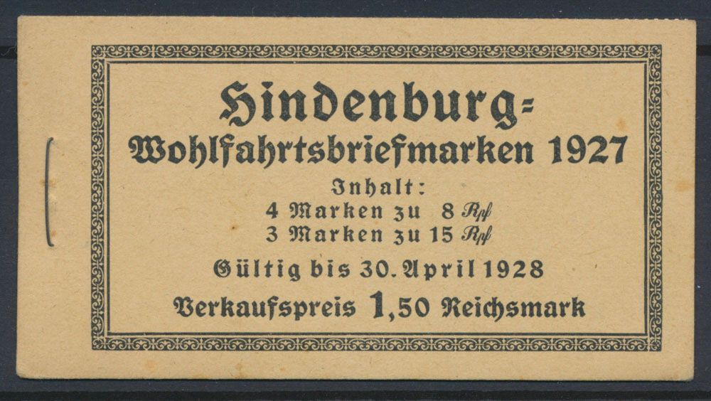 1927 Postzegelboekje MH 24 