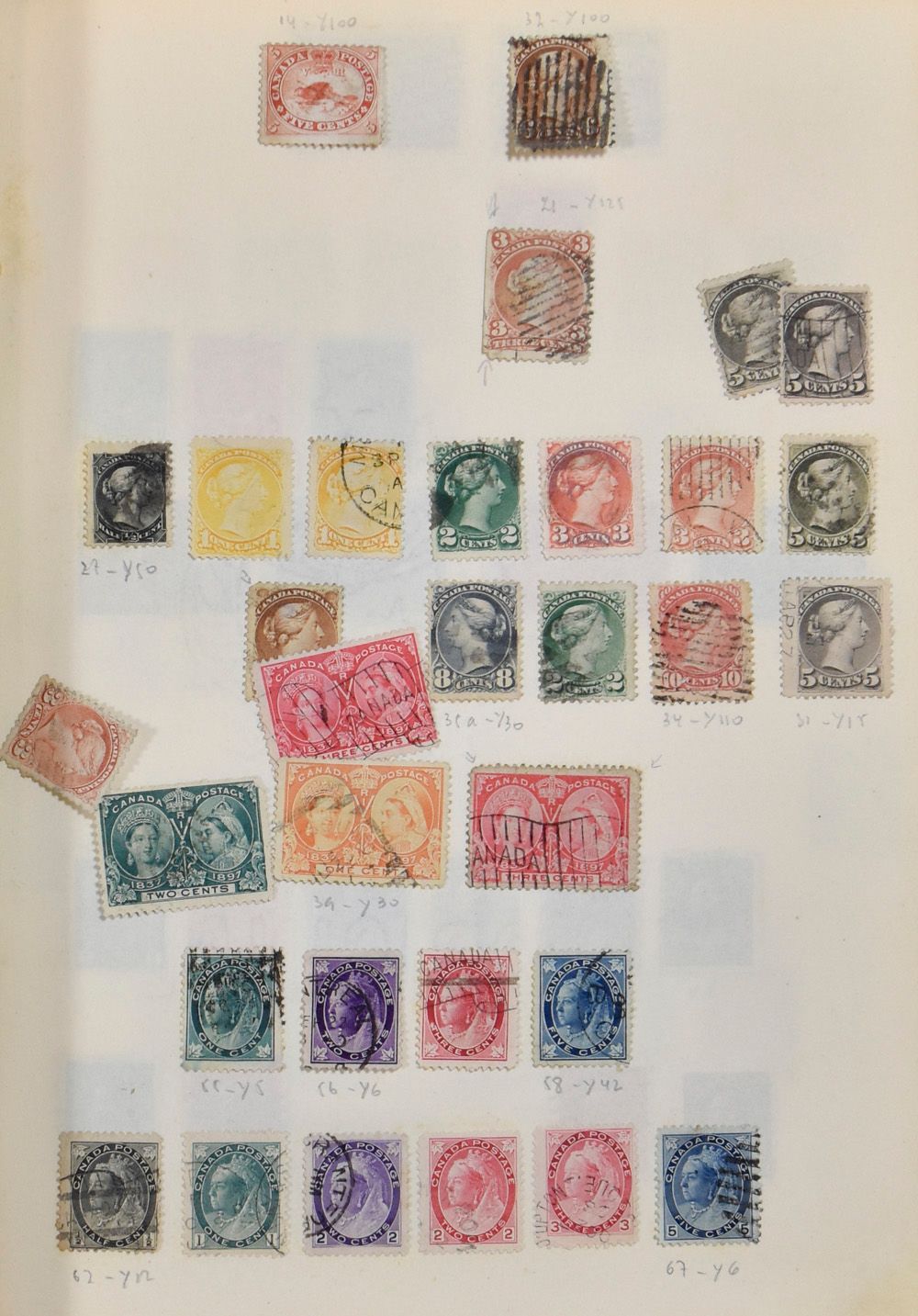 Verschiedenes in Einsteckbüchern, u. a. Belgien (Stempel?), Eisenbahn, Russland, englische Gebiete, Südafrika, Nord- und Südamerika, einwandfrei/schön/zu kontrollieren, zm/m/ntz
