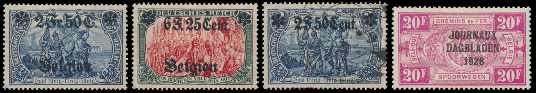 1870/1983, verzameling 'Back of the Book' w.o. TX, dienst, BZ, dagblad, LP, expres, in gemengde kwaliteit, zm/m/ntz.
