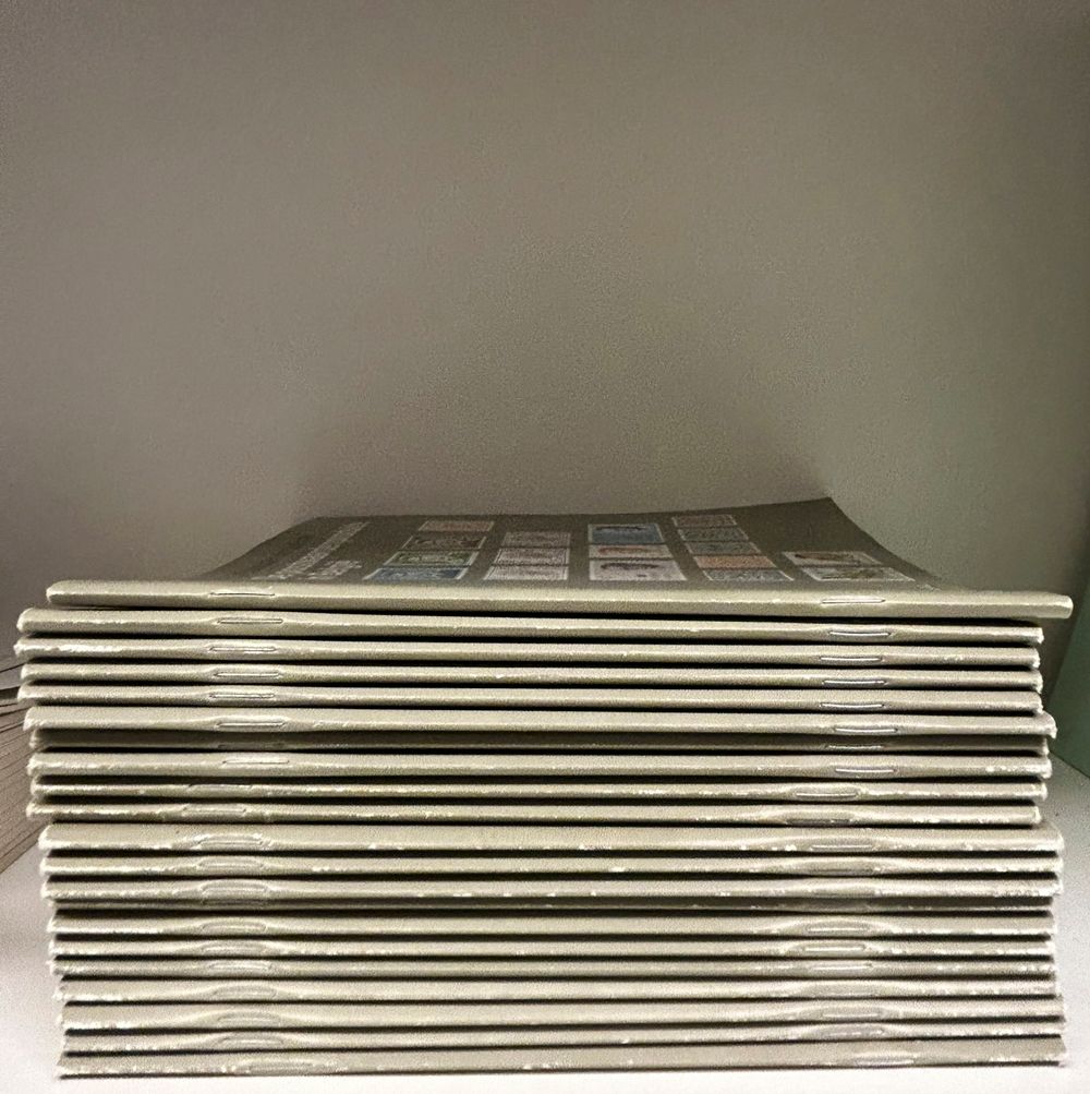 De postwaardenproduktie in België, door R.C. Bakhuizen van den Brink, alle dubbels (21 stuks); 