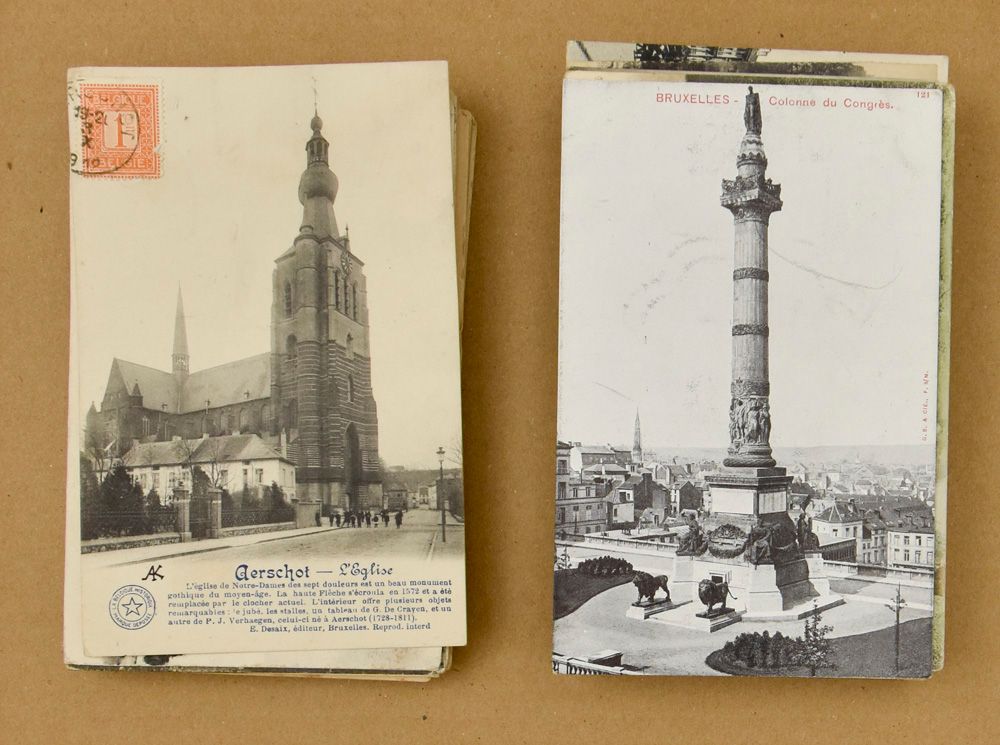 Diverse plaatsen van A... Z, w.o. Brussel (138) (188 stuks)