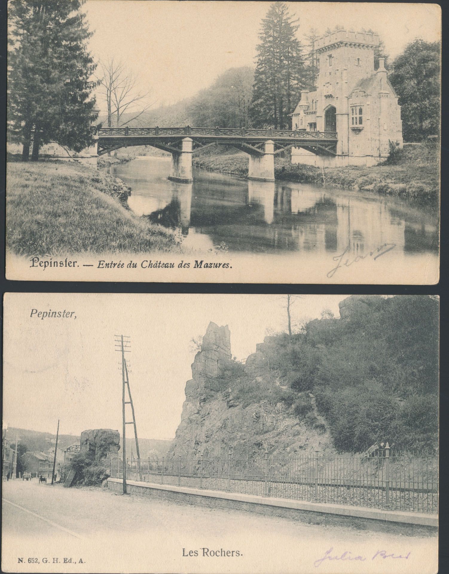 Pepinster, diverse zichten (11 stuks)
