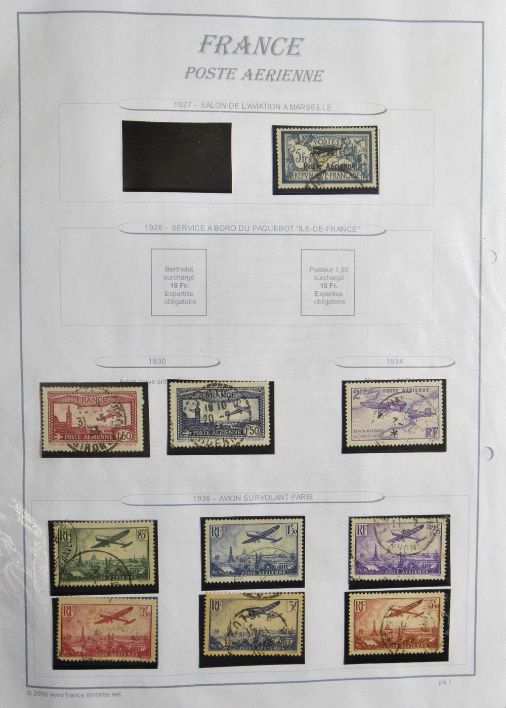 1849/2011 Verzameling in ordner in insteekboek, incl. LP, préo's, etc., zm/m/ntz