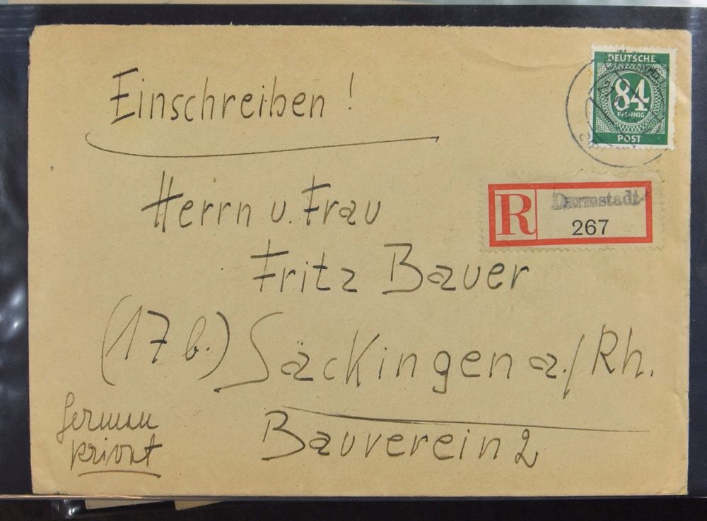 Accumulation of hundreds of letters in 10 albums mostly modern period, including Belgium, Germany, Switzerland, France, Austria, Spain, etc., vf/f/to be checked.