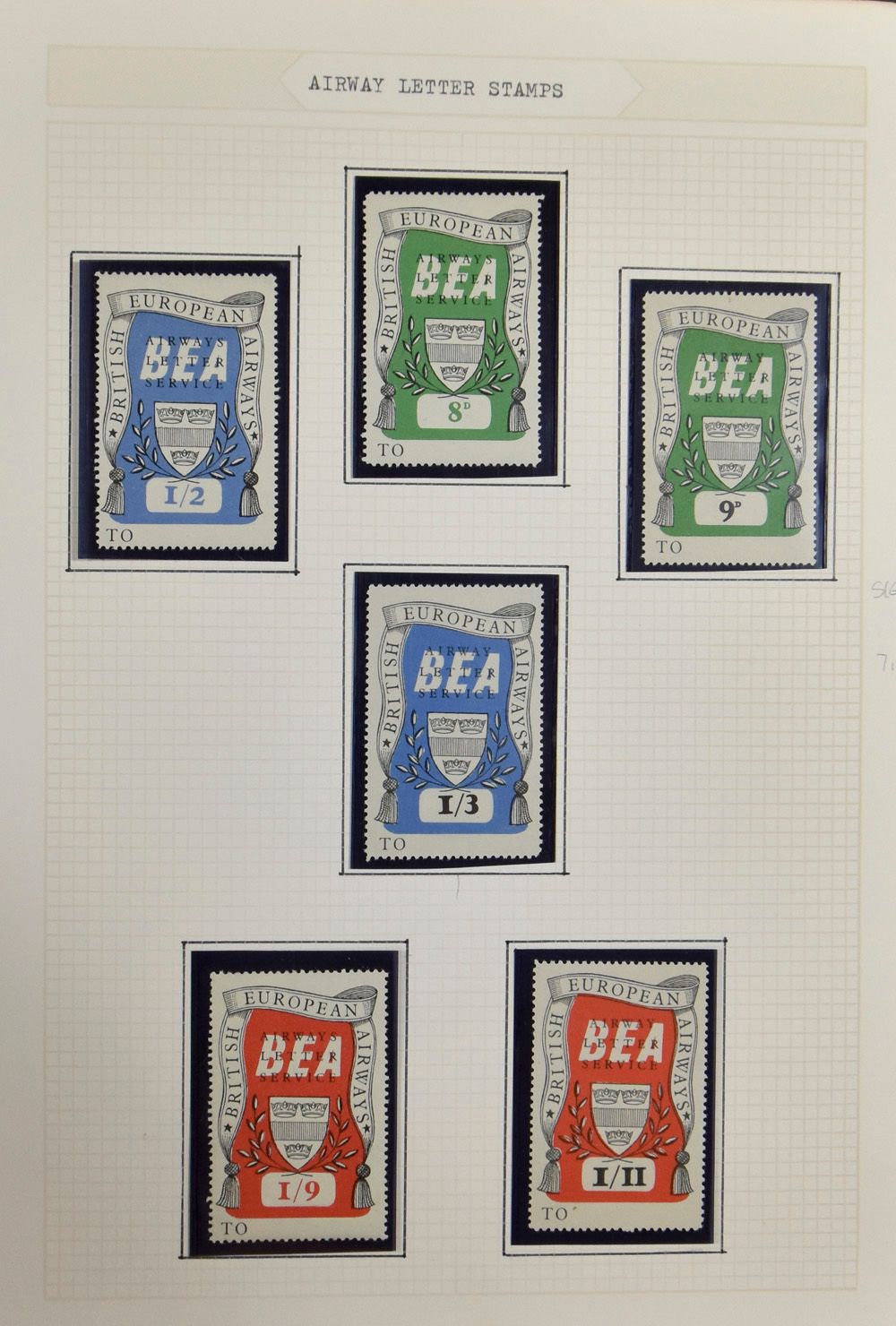 1951/1956 Airway letter stamps + 39 first flight letters in ringband, weinig aangeboden, zm  