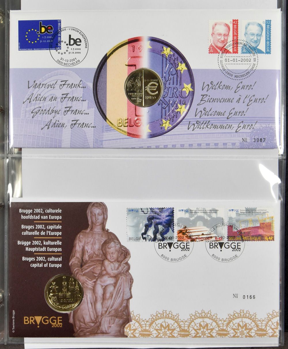 1999/2011 Verzameling 70 muntbrieven in 2 albums, zm 