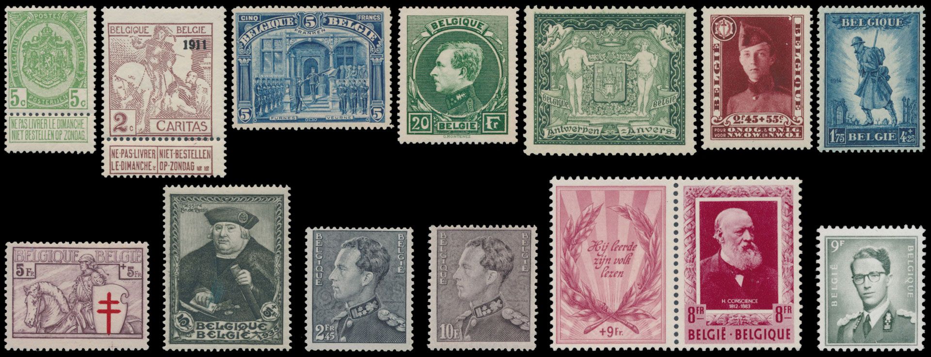 1851/1969 Verzameling in Pax album, w.o. Caritas *, Pellens *, 1° Orval *, 301 **, 325 **, Infanterie *, Ridder *, 410 **, Poortman **, 434B **, -10% **, Atletiek, UPU *, 2-luiken **, Breendonk I + II **, Brugge **, Boudewijn bril **, BL 4 *, BL 27/28 **, zm/m/ntz