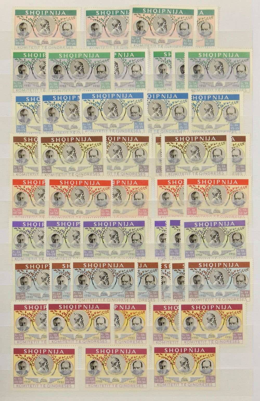 Verschiedene Länder in Einsteckbüchern, u.a. Schweiz, Österreich, Albanien, auch Album mit Sammlung außerhalb Europas, zm/m/ntz