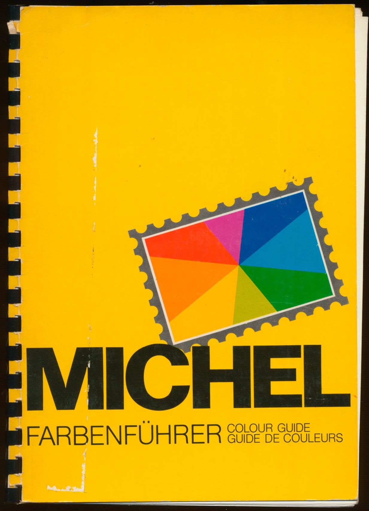 Michel Farbenführer, colour guide/guide de couleurs + appendix with translation in several languages; Michel; Schwaneberger Verlag GmbH; 1980; printed; plastic spiral; German/English/French; 17 pages; soft cover; in fair condition