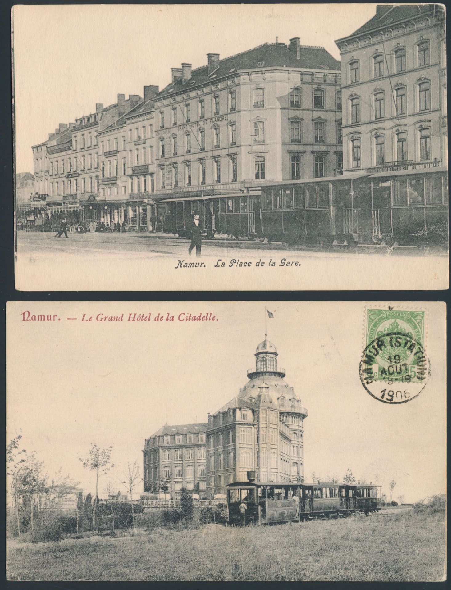 Provincie Namen, Namen, o.a. aan het station en aan de citadel (4 stuks)