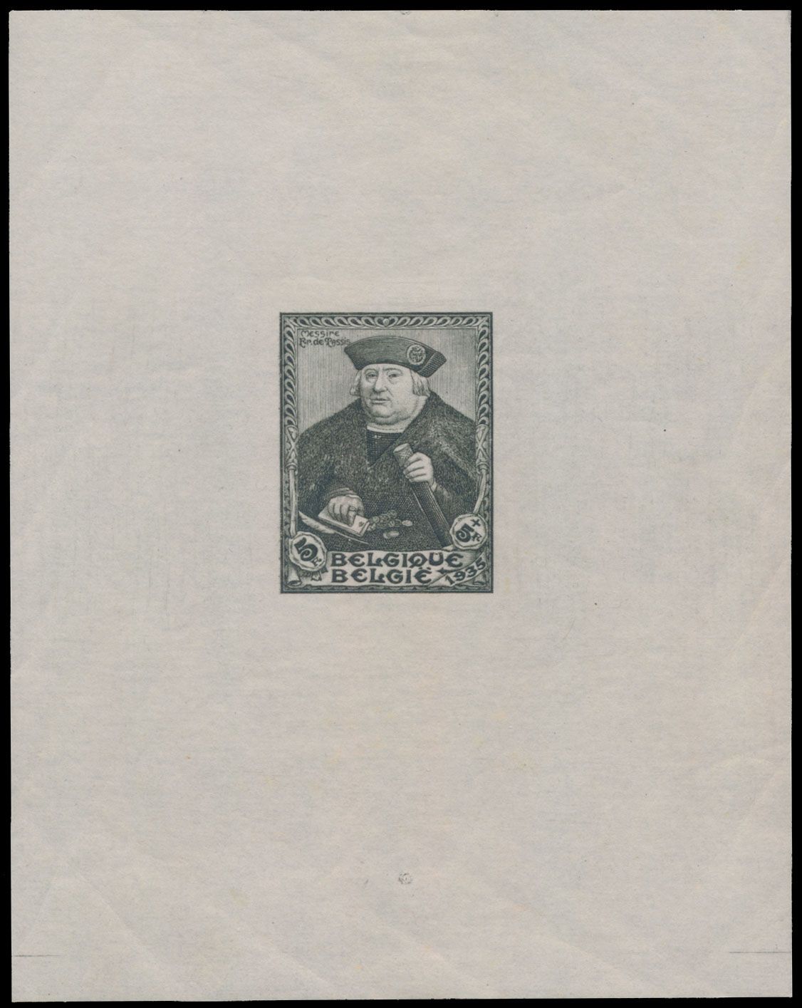 BL 4, imperforate with gum *, vf (OBP €1,350) - see photo cover