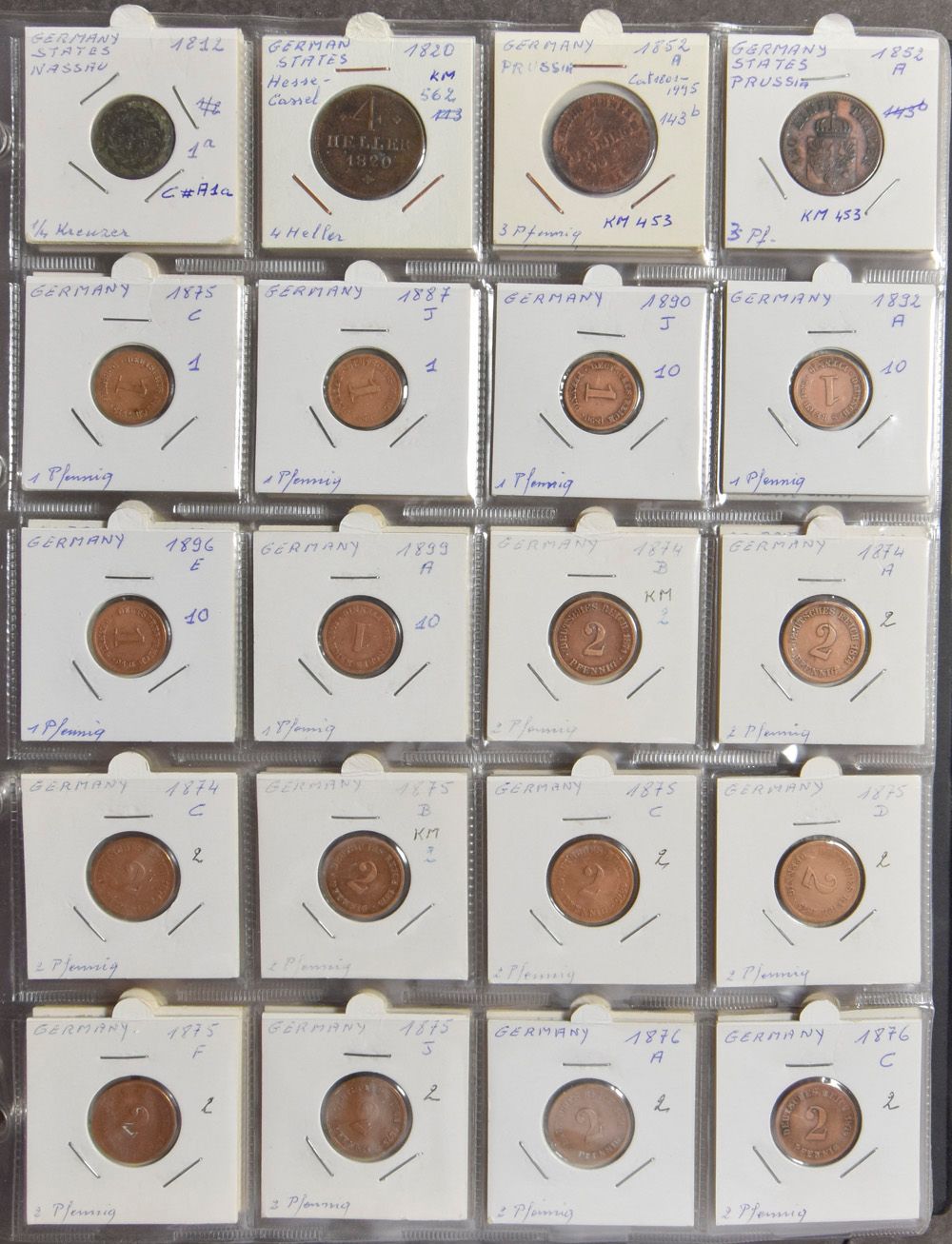 MUNTEN: Landen A-Z, verzameling in map, o.a. Frankrijk, Italië, Nederland, Oostenrijk, etc., nettogewicht zilver 1.145gr., interessant geheel 