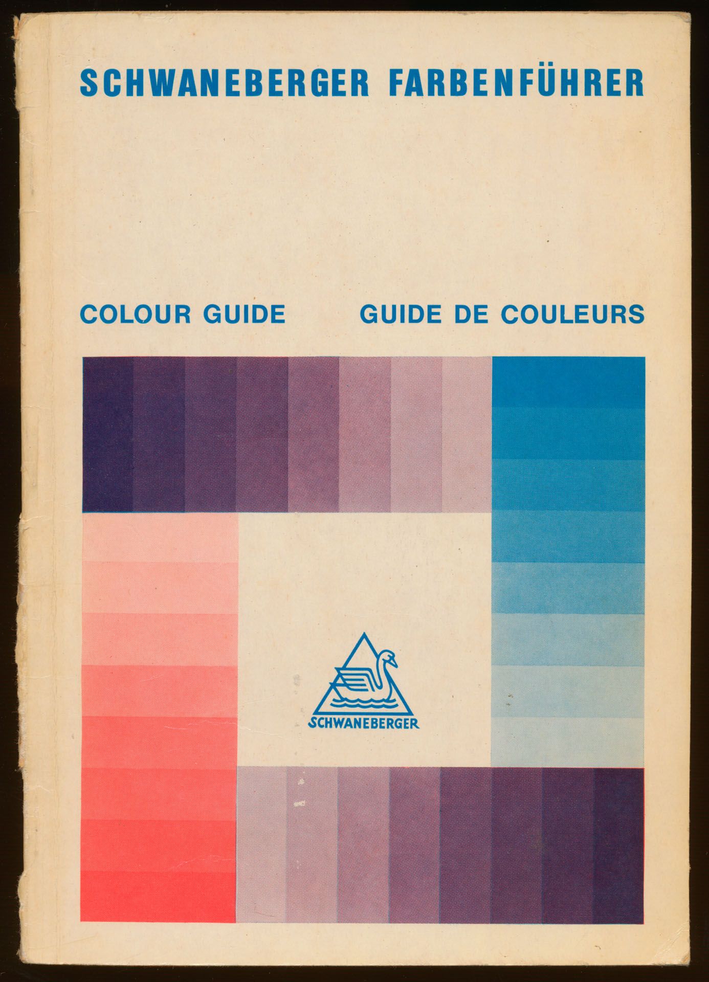 Schwaneberger Farbenführer, colour guide - guide de couleurs; Schwaneberger; 1968; printed; glued; German; 16 pages; soft cover; in fair condition
