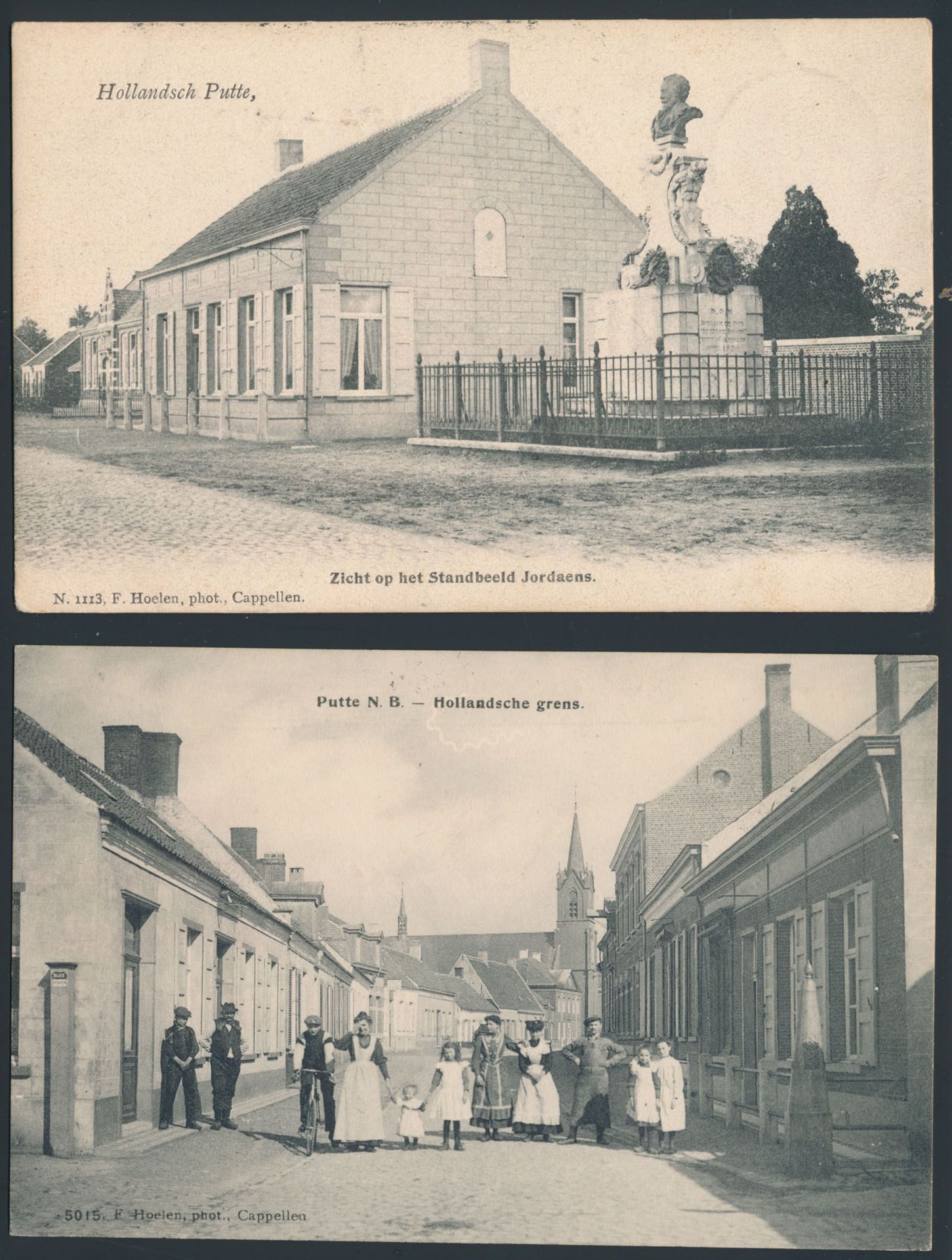 Putte (bij grens), Hollands deel, alle Hoelen kaarten (6 stuks)