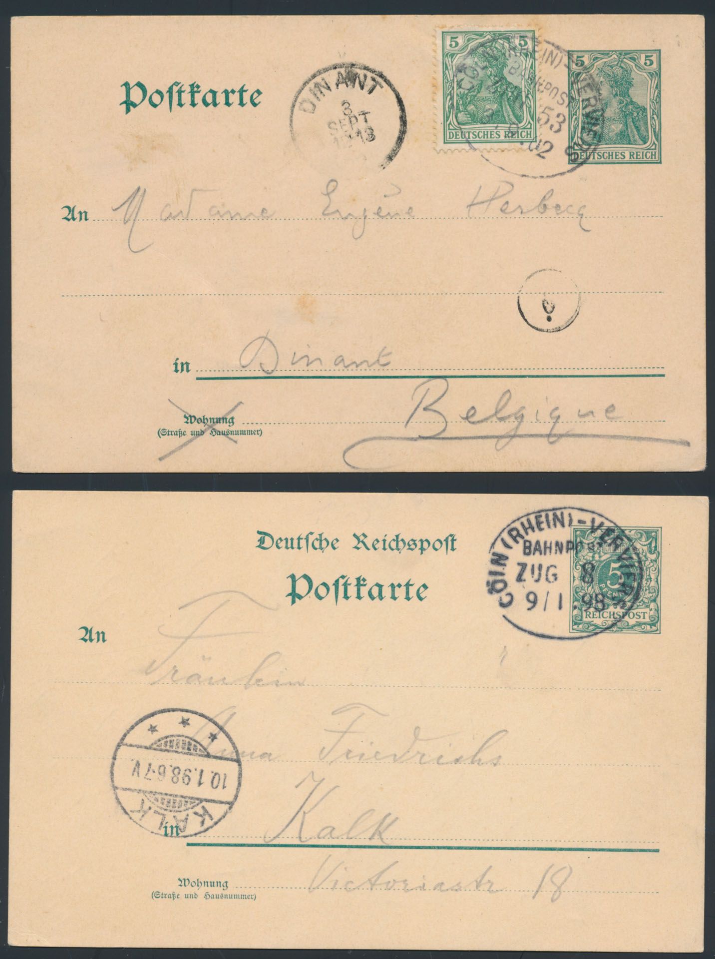 1895/1913 Accumulations 16 cards or letters 