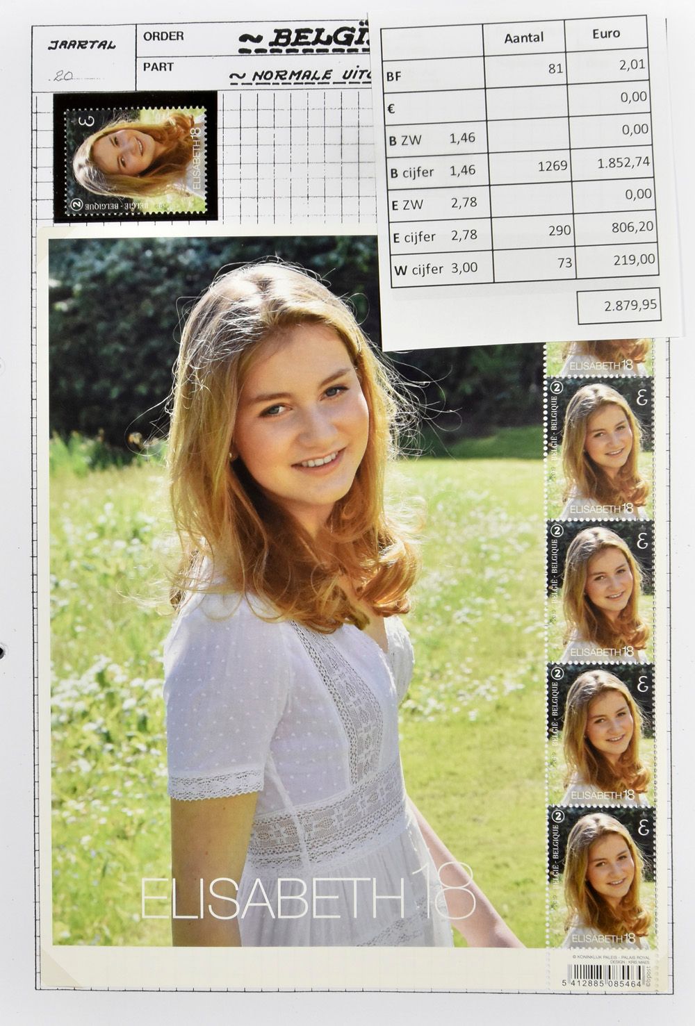 2013/2023 Verzameling blokken en boekjes op zelfgemaakte bladen, zm (Frankeerwaarde: €2.879 + 31 x prior + 4 x aangetekend)