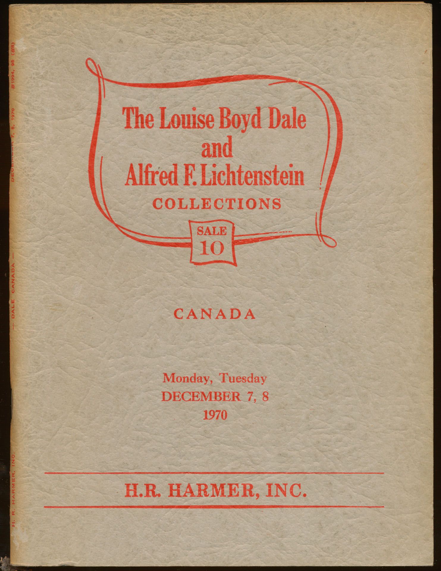 Canada, Harmers Auctions S.A., 