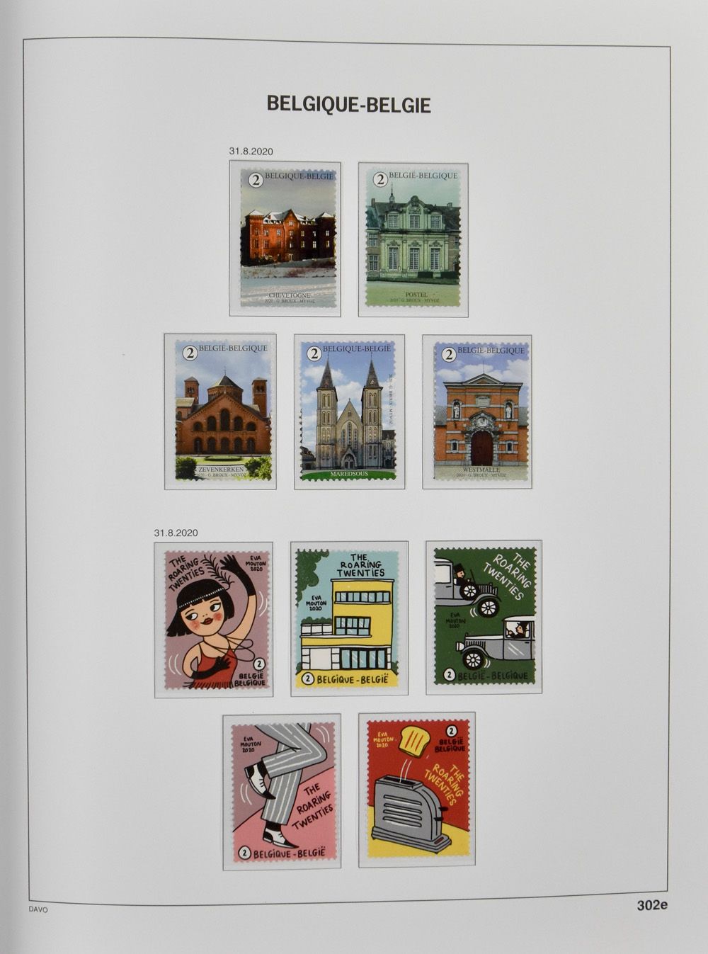 1969/2020 Prachtige verzameling in 7 Davo albums, inclusief blokken en boekjes, zm (Frankeerwaarde: €7.746)