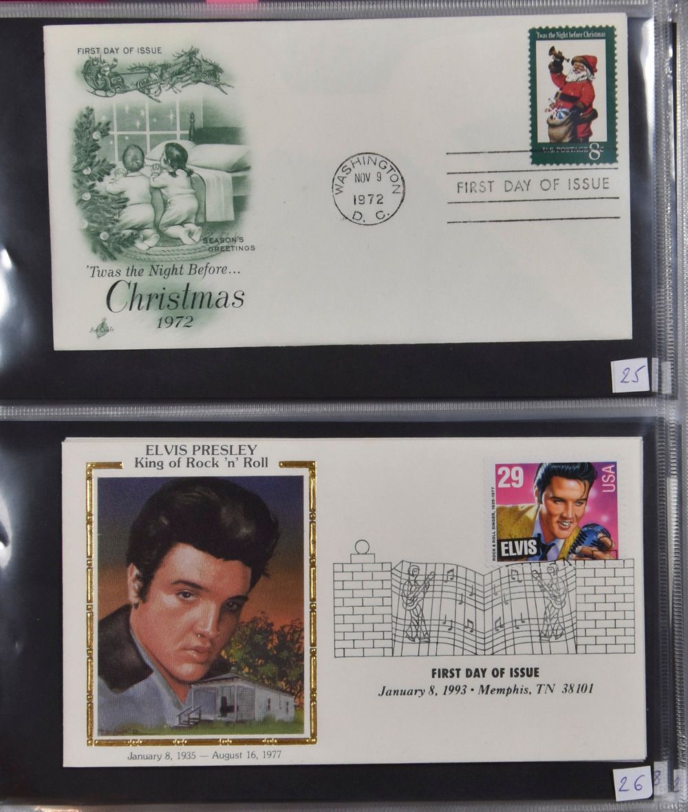 Verschiedene Themen und Länder, Sammlung 647 FDCs, in 11 Ringbüchern, einwandfrei, zm.