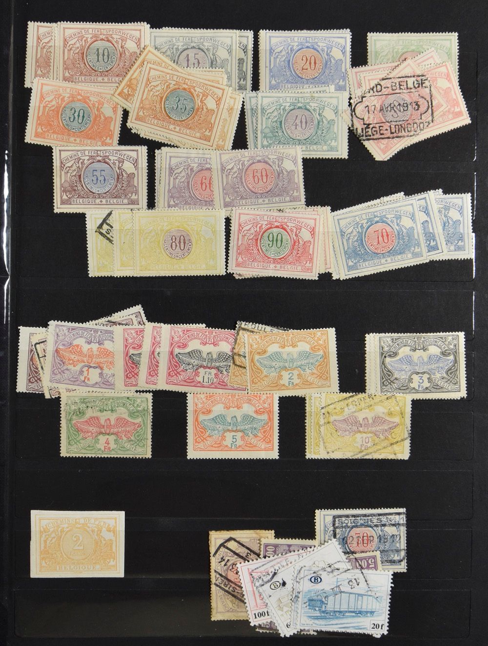 1902/1985 Accumulation with lots of duplicates including nice stamp material, vf/f/to be checked