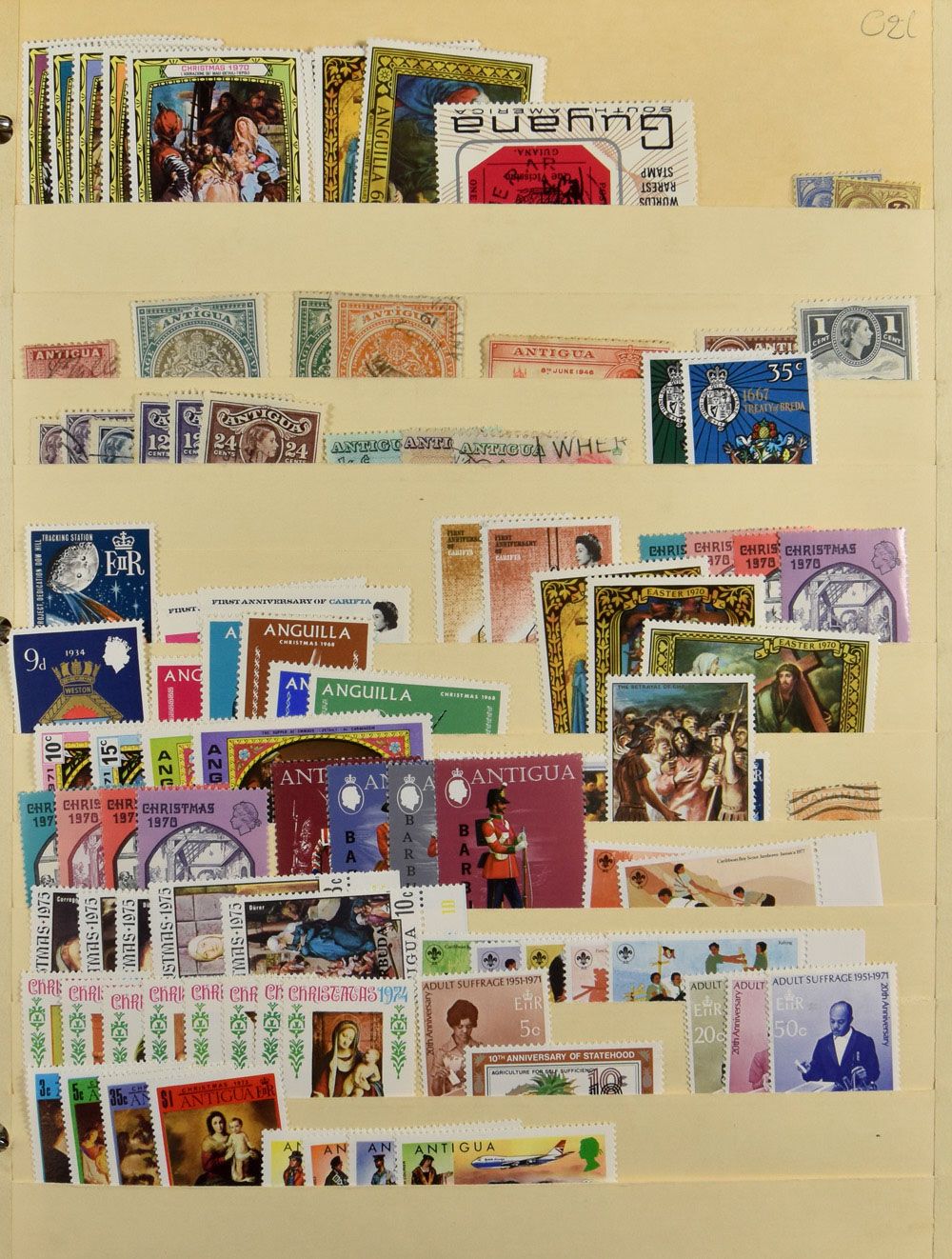 Collection avec doubles en 2 livres du classique au moderne (c. 1980) avec de meilleurs timbres et séries dont Norfolk BL 1, tb/b/àv.
