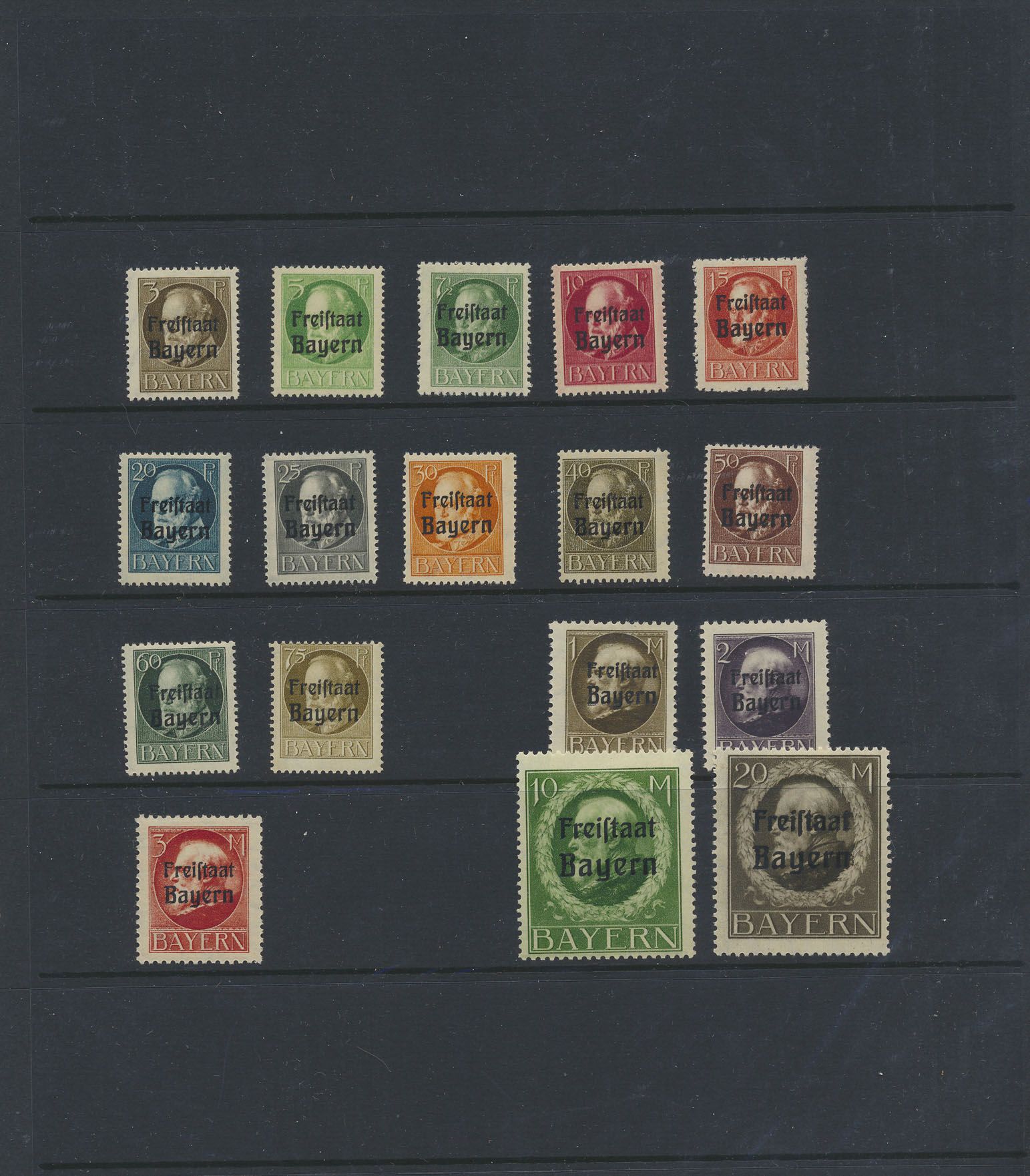 1881/1920 Verzameling op albumbladen, zm/m 