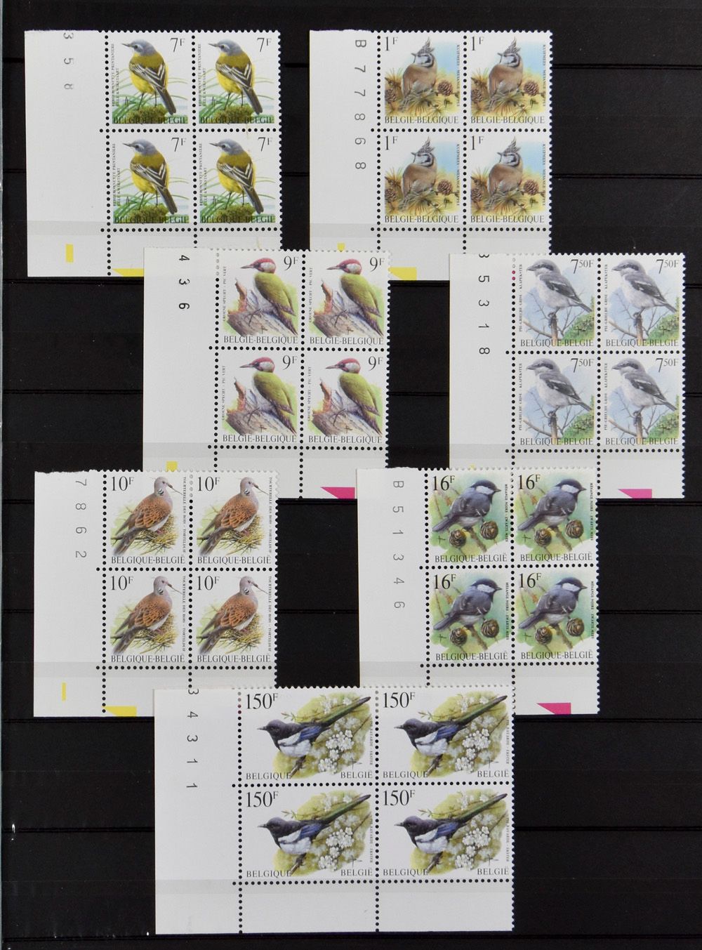 1971/1986 Verzameling in 5 insteekboeken, w.o. nominaal, HK, Buzin (o.a. R89a x3), FV-FDC, BK, zm 