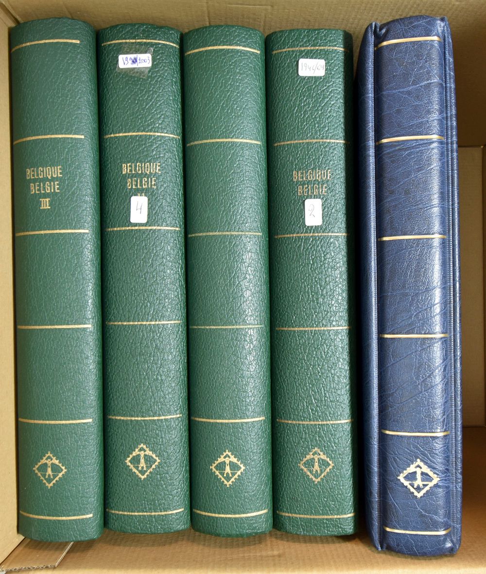 Leuchtturm albums met bladen (5 stuks),  1849-2003 en 2017-2022